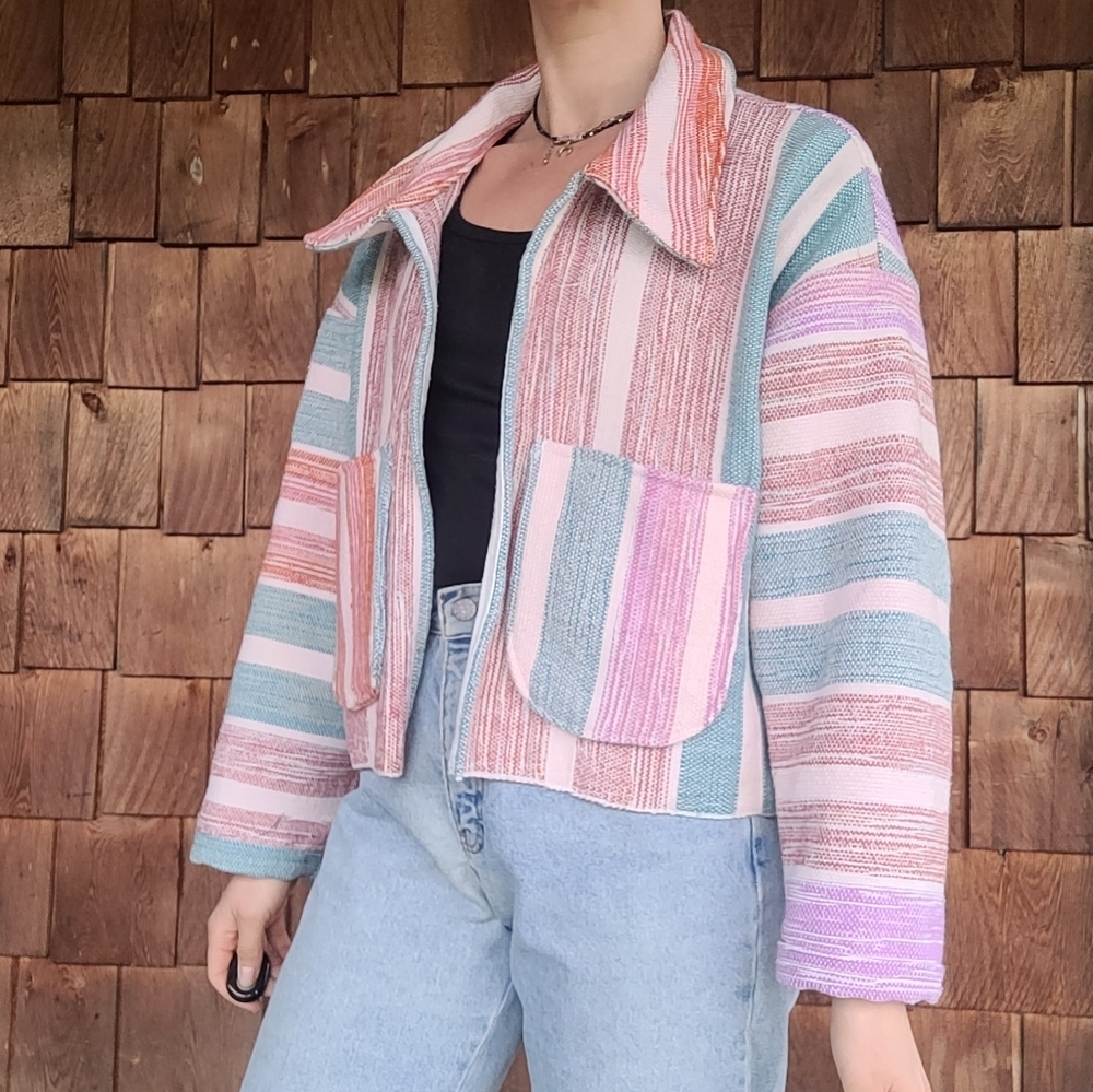 Handmade blanket coat - Picture 4 of 6